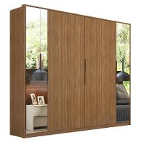 Guarda Roupa Casal Atrice 6 Portas Amêndola Touch Com 2 Espelhos - Demartêz Amêndola Touch - 2