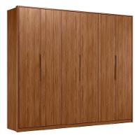 Guarda Roupa Casal Atrice 6 Portas Nogueira Touch - Demartêz Nogueira Touch - 2