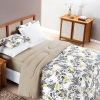 Edredom King Dupla Face Quality Malha 100% Algodão 1 Peça Cor Blossom - 1