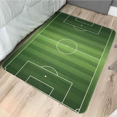 Tapete Kids Divertido 95cm X 1,30m Antiderrapante Futebol