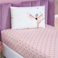 Kit Colcha Solteiro Bouti Kids Com Jogo De Lençol 4 Peças Bailarina - 3
