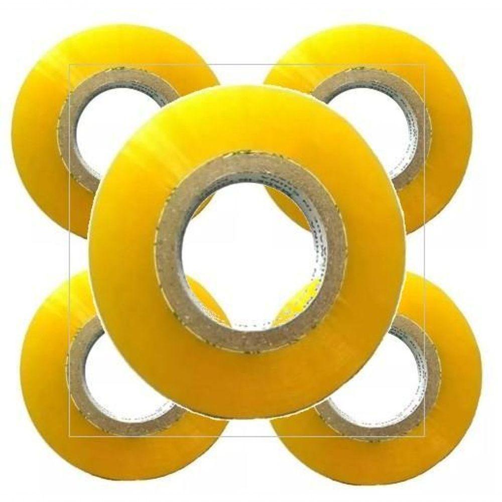 Kit Com 5 Fitas Adesivas Durex 300m Real Cada Unidade - 1