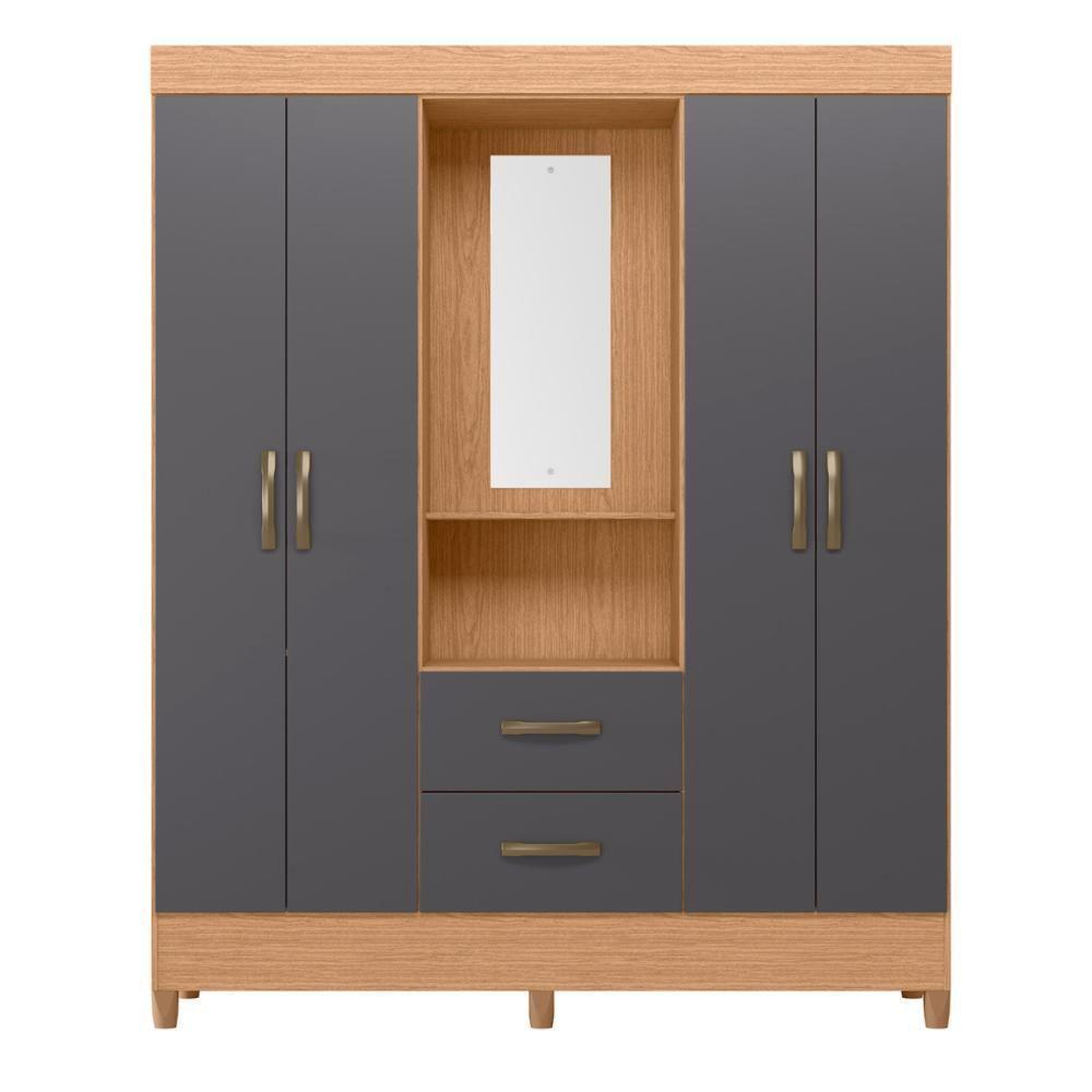 Guarda Roupa Capelinha Dubai Freijó Titanium - 2