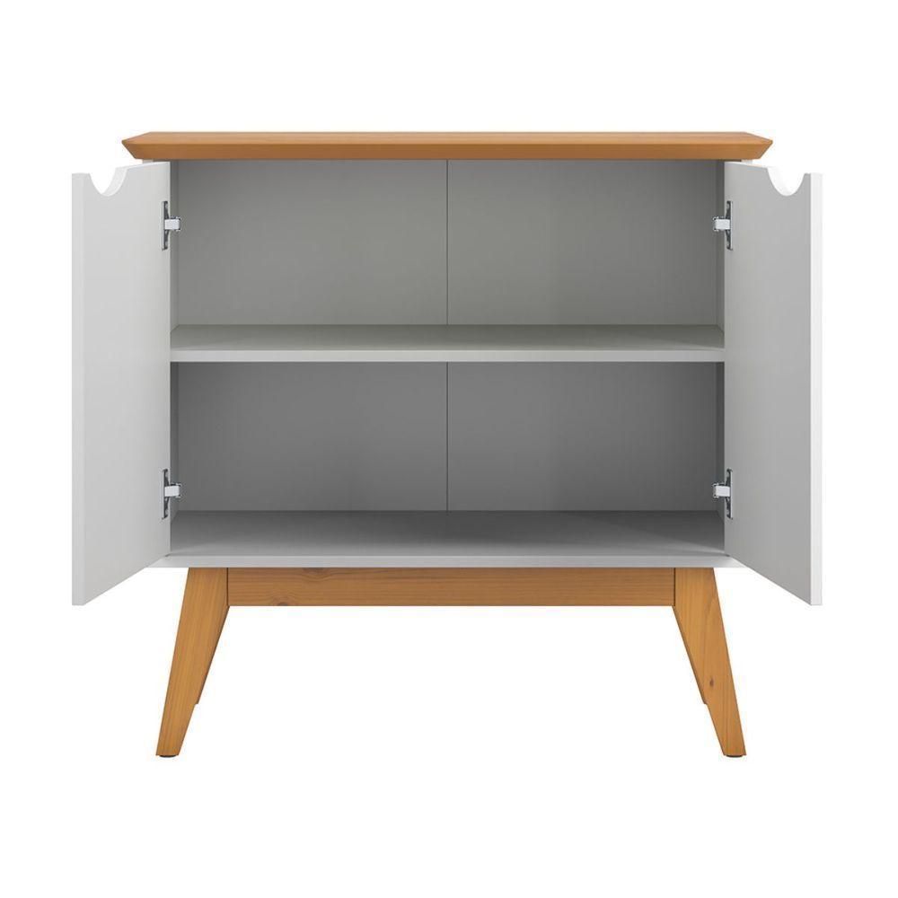 Buffet Com 2 Portas Colombo Branco Acetinado - 3