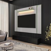 Painel Tv 75 Polegadas Costa Do Sol Off-white Pistache - 1