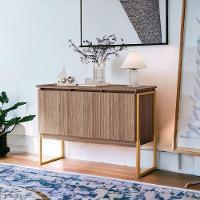 Buffet Estilo Industrial 3 Portas Europa - Affara Dourado Affara Dourado - 1