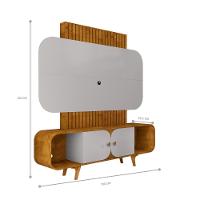 Painel Tv 75 Polegadas Embaré Naturalle Off White - 3