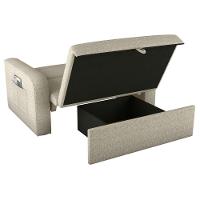 Sofá Cama Com Baú 2 Lugares Harry Linho