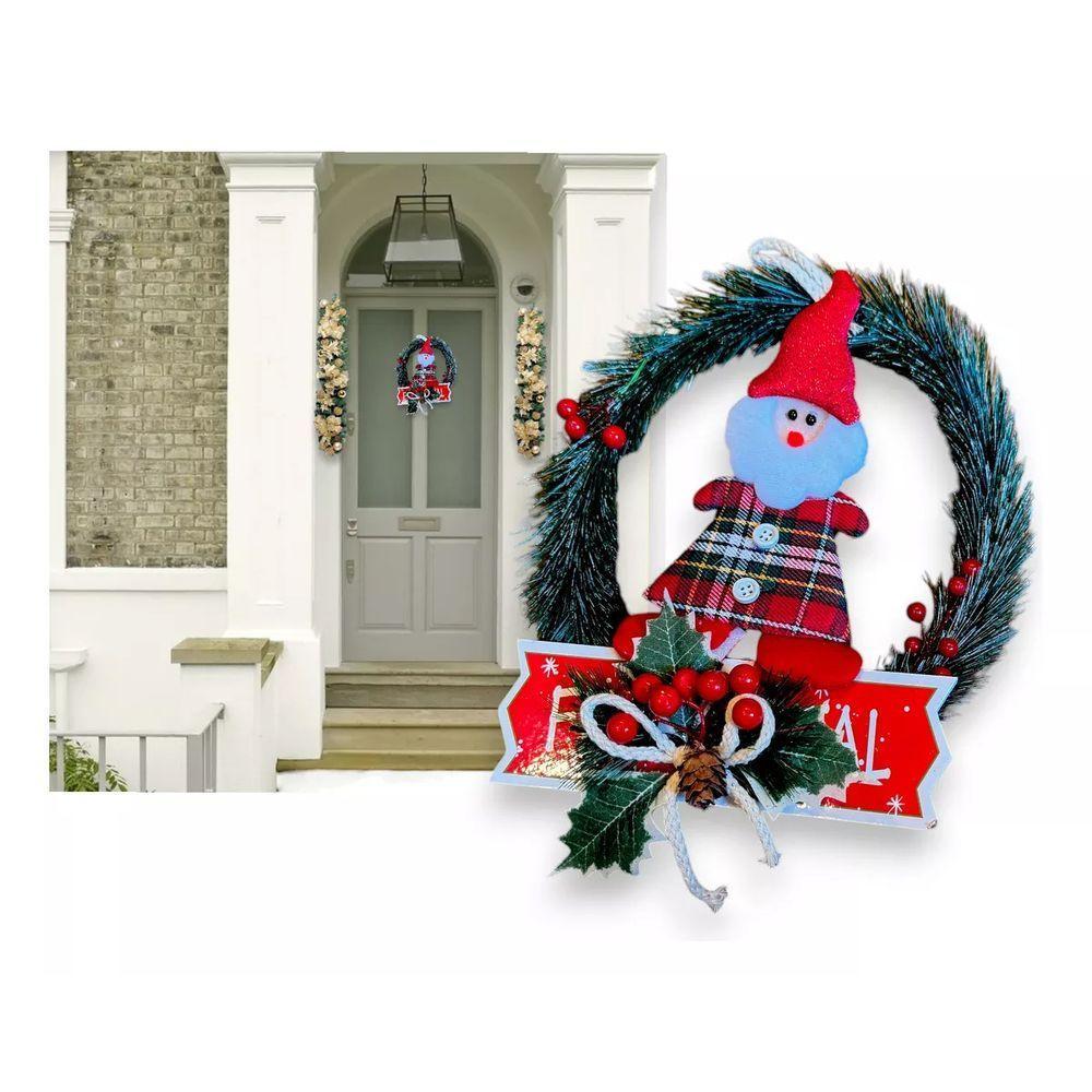 Guirlanda Natalina Com Papai Noel - 5