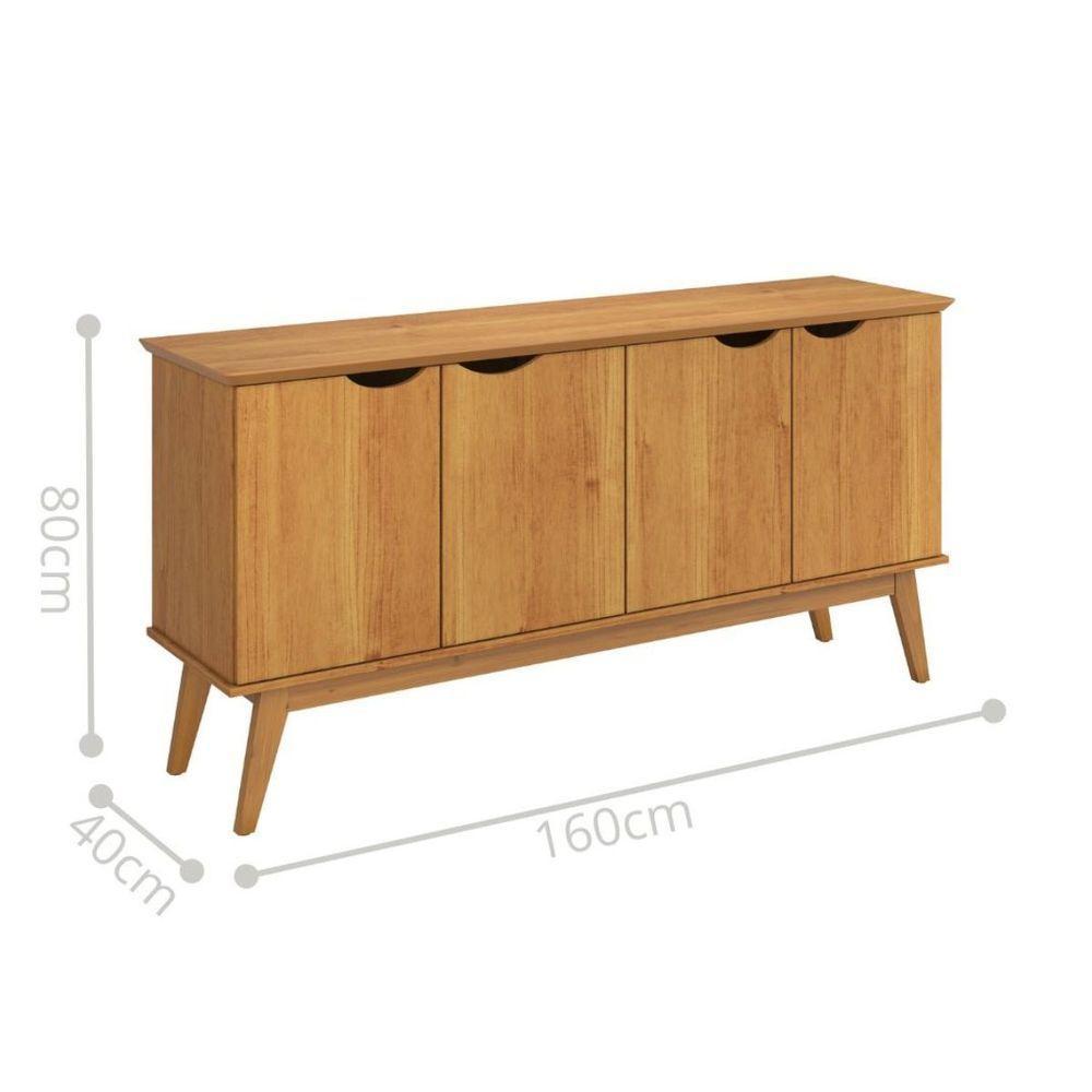 Buffet Com 4 Portas Capela Cinamomo - 4