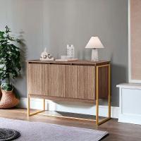 Buffet 3 Portas Moderno Amsterdam - Affara Dourado Affara Dourado - 1