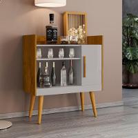 Bancada Aparador Café Com Porta Lincon Nature Off White - 1