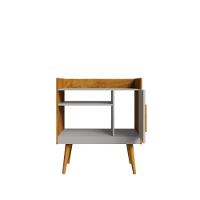 Bancada Aparador Café Com Porta Lincon Nature Off White - 2