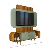 Painel Tv 75 Polegadas Embaré Naturalle Pistache - 3