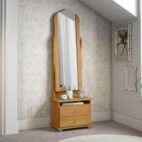 Toucador Com 2 Gavetas Espelho Delta Cinamomo - 1