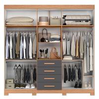 Guarda Roupa 4 Portas Otaviano Freijo Titanium - 4