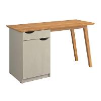 Escrivaninha 1 Porta 1 Gaveta Buri Off White Cinamomo - 2