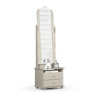 Toucador Com 2 Gavetas Espelho Delta Off White - 2