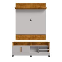 Conjunto Painel E Rack Sunnydale Naturalle Off White - 3