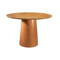 Conjunto Mesa De Jantar Caribe Laminado 1,35m Com 4 Cadeira Beatriz Couro Caramelo E Linho Bege - 2