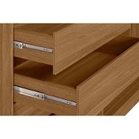 Mesa De Cabeceira Modulada Armário De 71180k Irlanda C- 1 Porta E 3 Gavetas Amendola-branco - Demóbile - 7