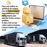 Mesa Com Tampo Ripado Alumínio Para Cozinha Trama Original Preto - 3