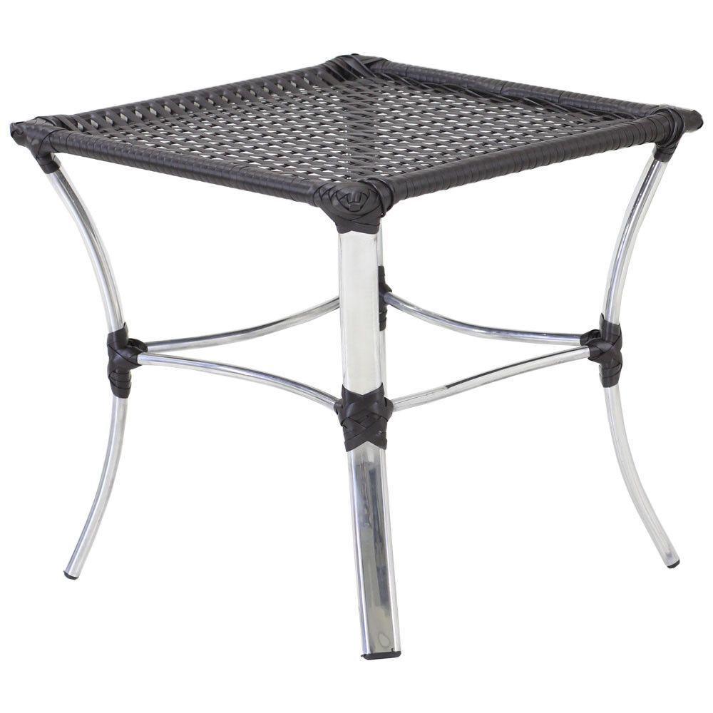 3 Espreguiçadeiras E Mesa Para Piscina Área Trama Original Preto - 6