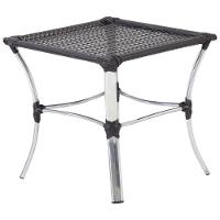 3 Espreguiçadeiras E Mesa Para Piscina Área Trama Original Preto - 6