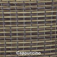 Jogo 4 Cadeiras E Mesa Alumínio Piscina Área Jardim Trama Cappuccino - 6