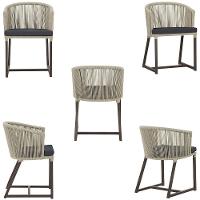 Mesa Com 4 Cadeiras E Noronha Estofado 11 Trama Original Rami - 5