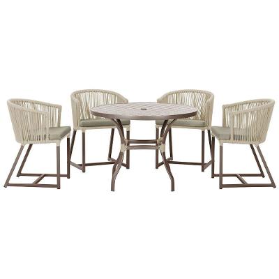 Mesa Com 4 Cadeiras E Noronha Estofado 8 Trama Original Rami
