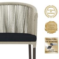 Mesa Com 6 Cadeiras De Jantar Noronha E12 Trama Original Rami - 3