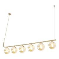 Lustre Pendente Quality Orbit Ii 1555 Dourado Champagne G9 Bivolt - 3