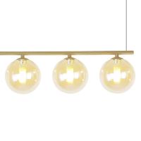 Lustre Pendente Quality Orbit Ii 1555 Dourado Champagne G9 Bivolt