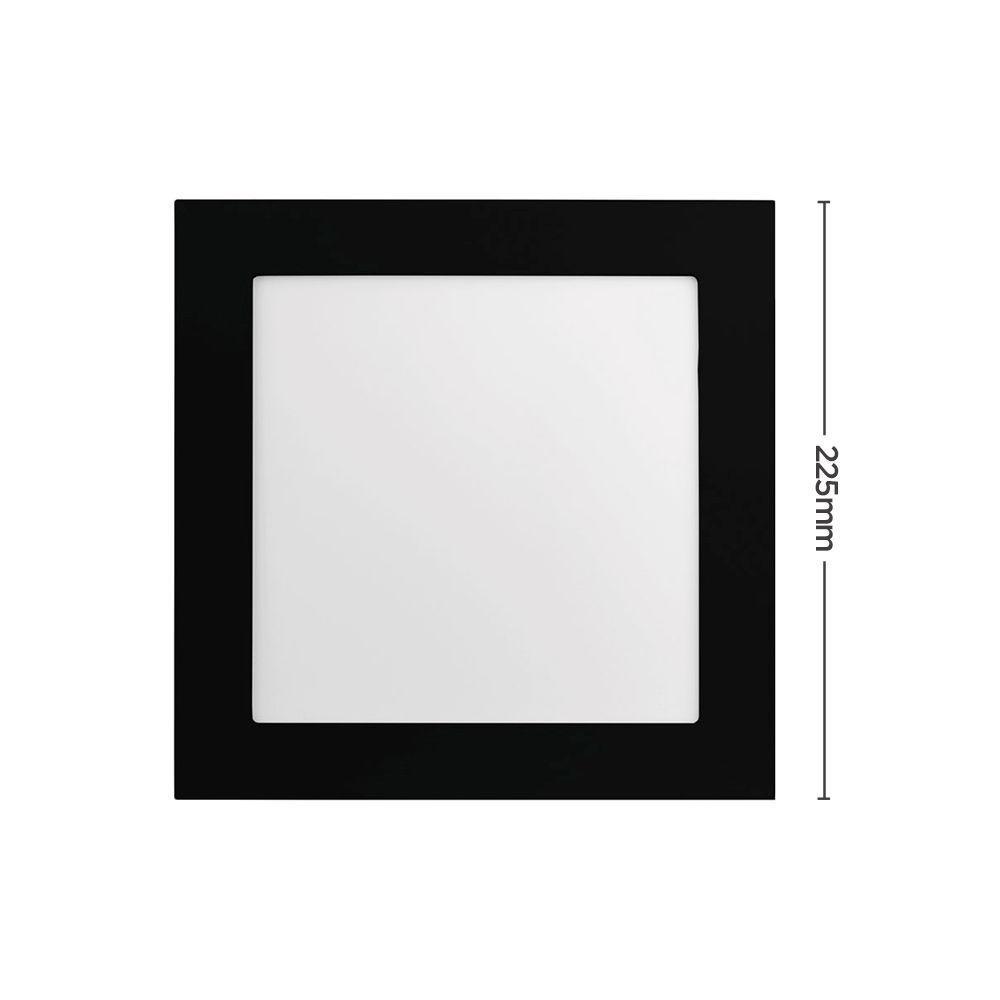 Painel Led Save Energy Quadrado Bivolt Jet Black 4000k - 2