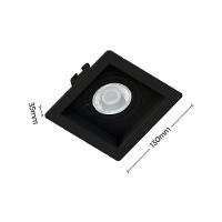 Spot De Embutir Recuado Save Energy Par 20 E27 Bivolt Preto - 2
