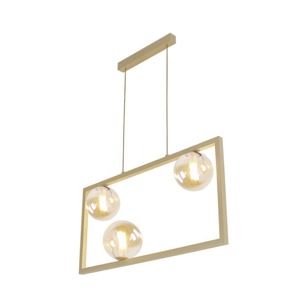 Lustre Pendente Quality Orbit Ii 1556 Dourado G9 Bivolt - 2