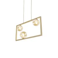 Lustre Pendente Quality Orbit Ii 1556 Dourado G9 Bivolt - 1