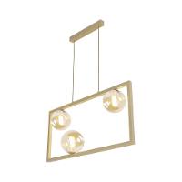 Lustre Pendente Quality Orbit Ii 1556 Dourado G9 Bivolt - 2