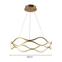 Lustre Pendente Skylight Matre 4009 Led Bivolt Dourado - 4