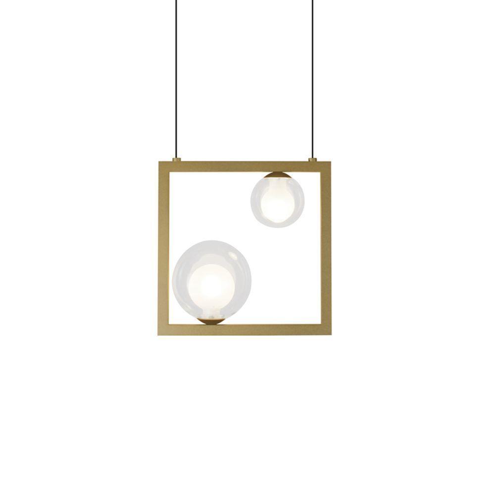 Lustre Pendente Quality Orbit 1533 G9 Bivolt Dourado Transparente - 1