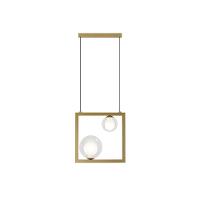 Lustre Pendente Quality Orbit 1533 G9 Bivolt Dourado Transparente - 3