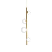 Lustre Pendente Quality Orbit 1530 Dourado Transparente G9 Bivolt - 1