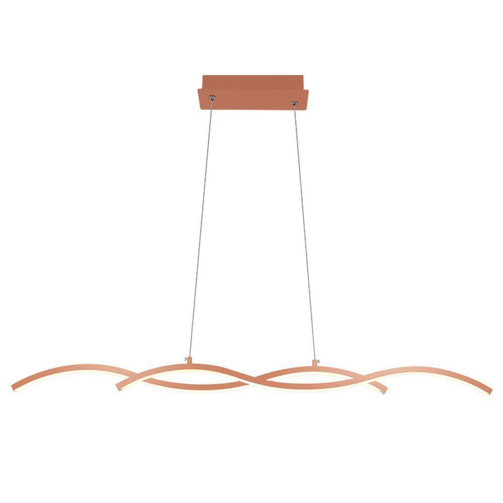 Lustre Pendente Quality Twine 1339 Com Led Bivolt Cobre - 1