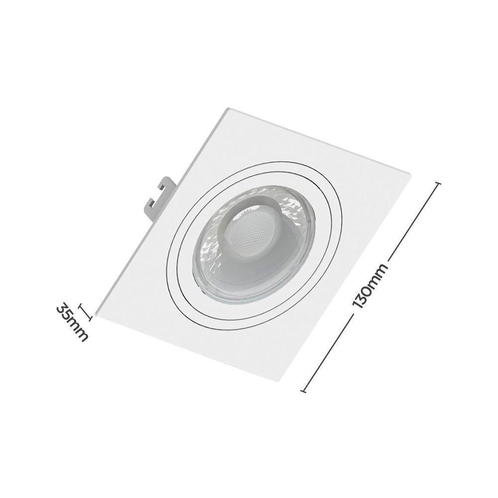 Spot De Embutir Plano Save Energy Par 20 E27 Bivolt Branco - 2
