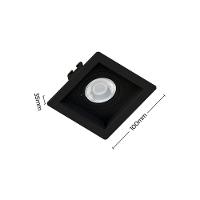 Spot De Embutir Recuado Save Energy Mr16 Gu10 Bivolt Preto - 2
