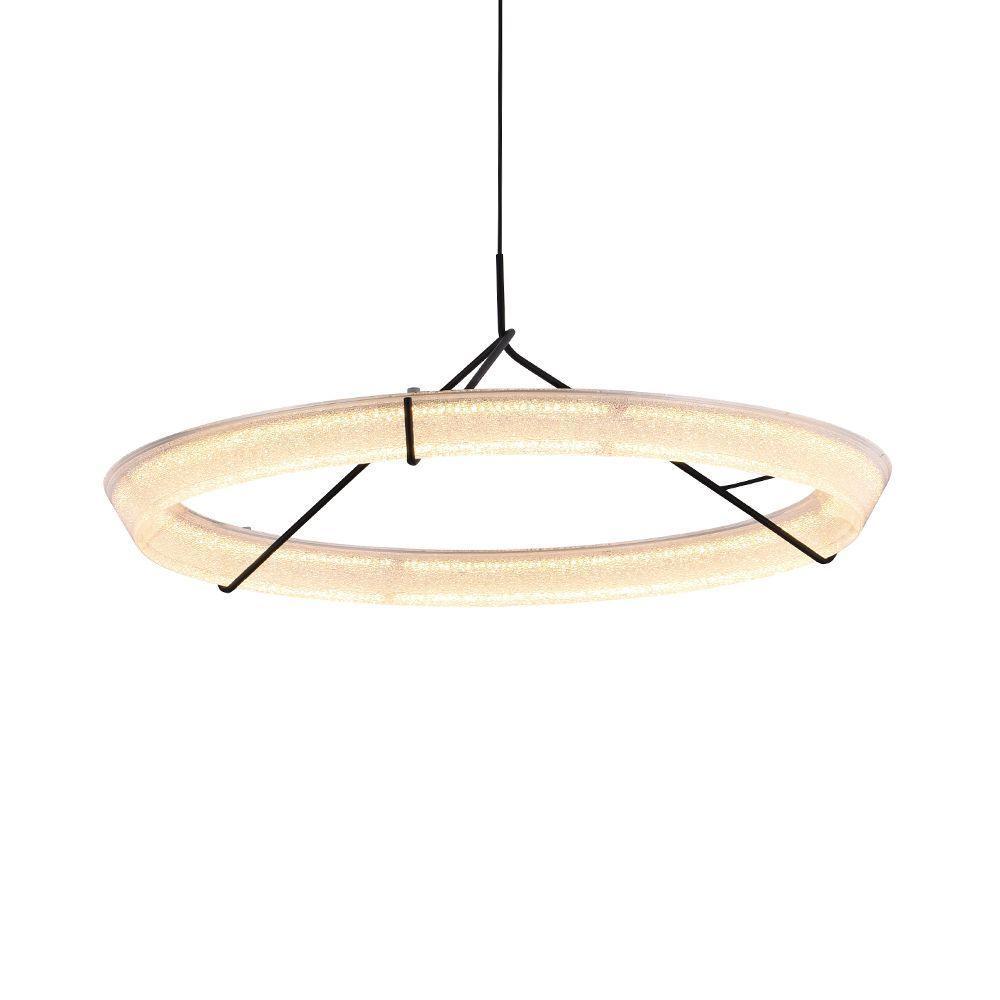 Lustre Pendente Nordecor Gise 2869 Preto Led Bivolt - 1