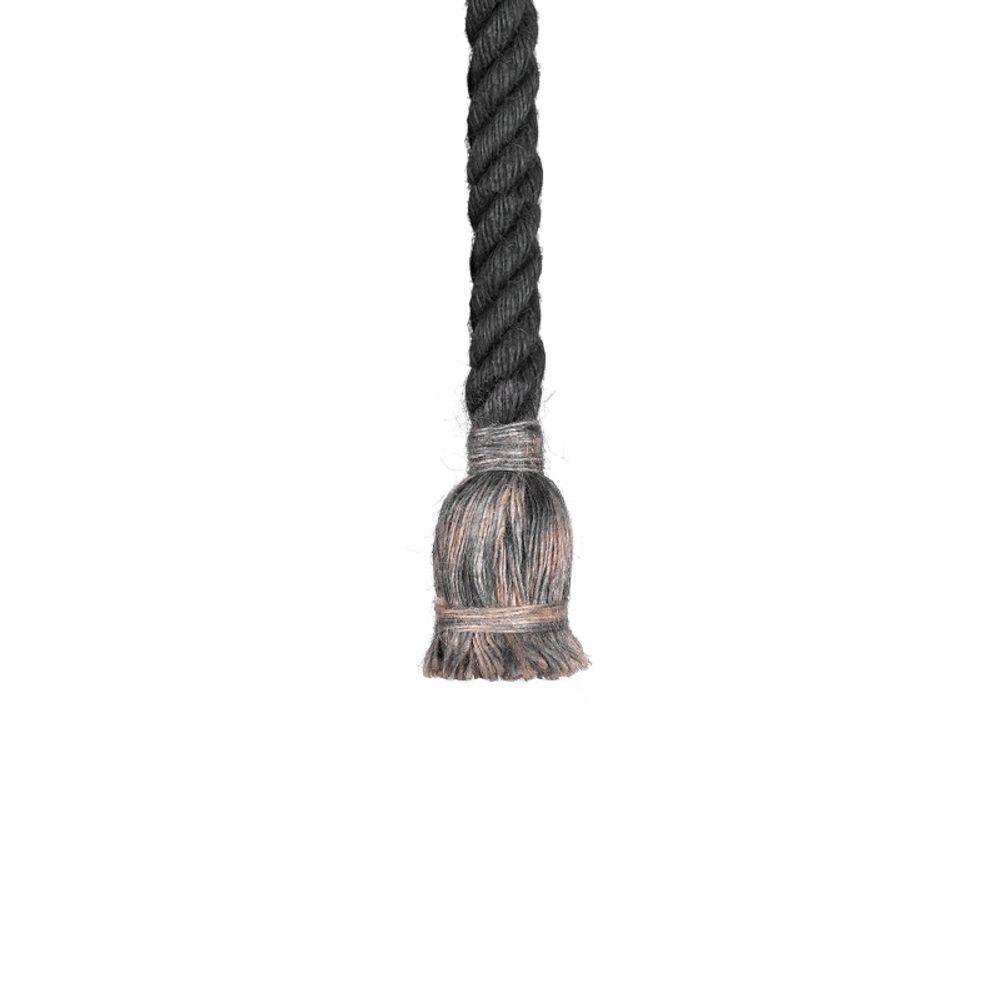 Lustre Pendente Corda Para 1 Lâmpada Chumbo E27 Bivolt - 1