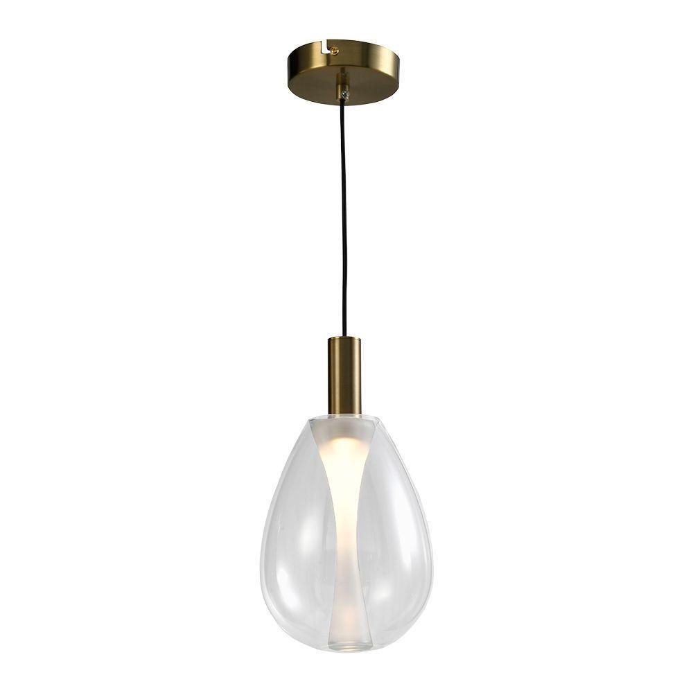 Lustre Pendente Skylight Thunder 4042 P Led Bivolt Bronze-transparente - 2
