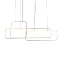 Lustre Pendente Quality Recto 1446 Led Bivolt Branco - 1